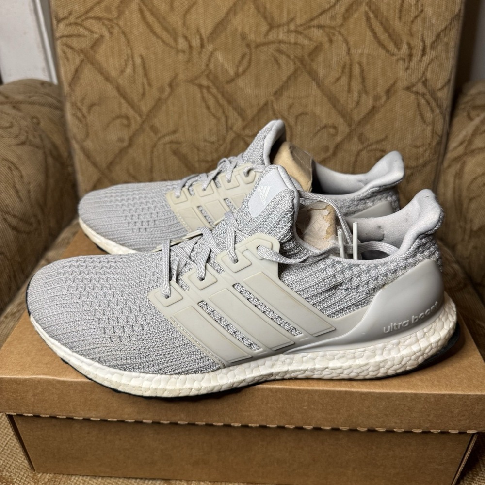 Adidas Ultra Boost 4.0, Grey Three,‎ Men's Size 10, BB6167